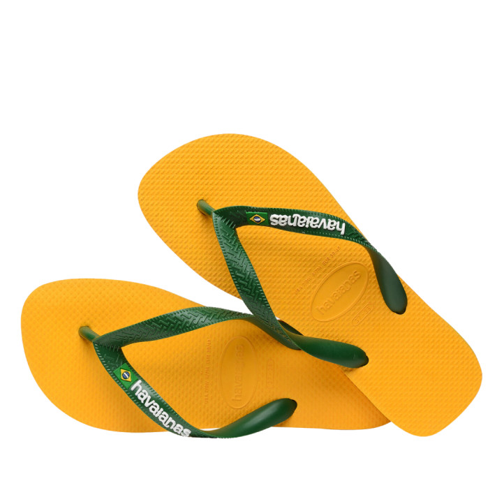 Chanclas Havaianas brasil logo pop yellow hombre - Querol online