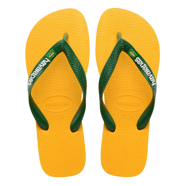 Chanclas Havaianas brasil logo pop yellow hombre - Querol online