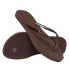 Xancles Havaianas slim glitter ii dark brown dona