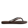Xancles Havaianas slim glitter ii dark brown dona