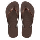Xancles Havaianas slim glitter ii dark brown dona - Querol online