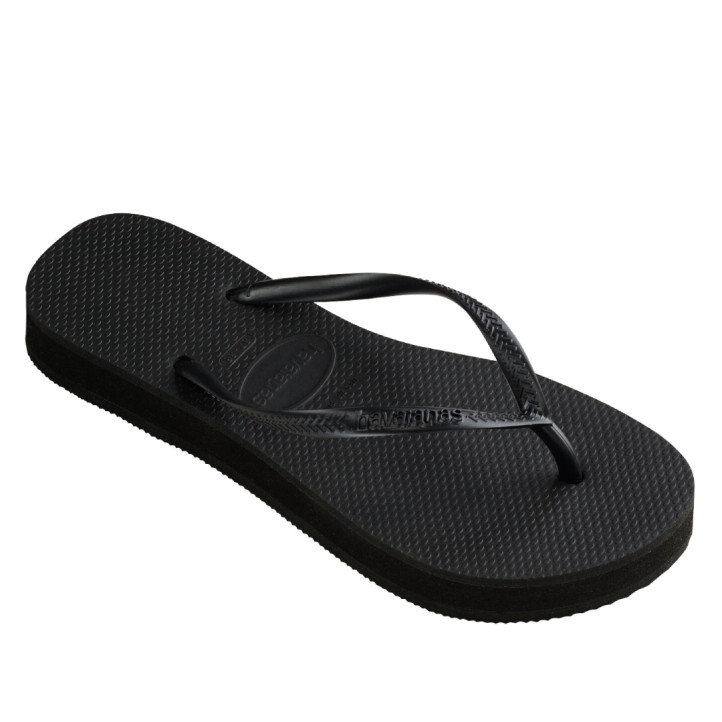 Chanclas Havaianas slim flatform black mujer - Querol online
