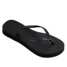 Chanclas Havaianas slim flatform black mujer