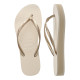 Chanclas Havaianas slim flatform beige mujer - Querol online