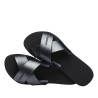 Xancles Havaianas aqua metallic black dona