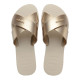Chanclas Havaianas aqua metallic beige mujer - Querol online