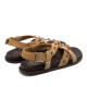 SANDALIA PLANA DE PIEL HAZEL CAMEL PORRONET - Querol online