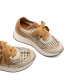 DEPORTIVA CALADA DE PIEL Y TEXTIL INÉS CUERO PORRONET - Querol online
