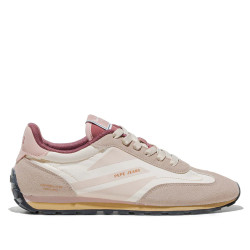 Zapatillas urban Pepe Jeans jane brand arena con detalles rosas - Querol online