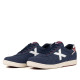 Zapatillas deportivas Munich g-3 canvas 457 azules con detalles granates - Querol online