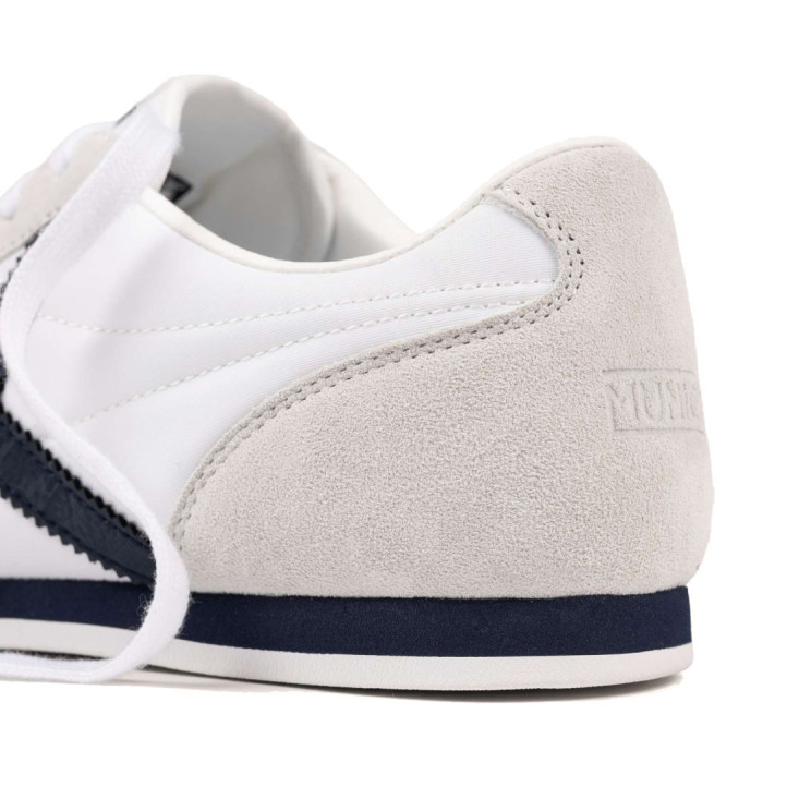 Zapatillas deportivas Munich stereo 03 blanca y gris - Querol online