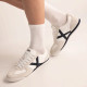Zapatillas deportivas Munich stereo 03 blanca y gris - Querol online
