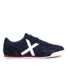 Zapatillas deportivas Munich stereo 02 azul marino con detalles blancos y rojos