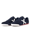 Zapatillas deportivas Munich stereo 02 azul marino con detalles blancos y rojos