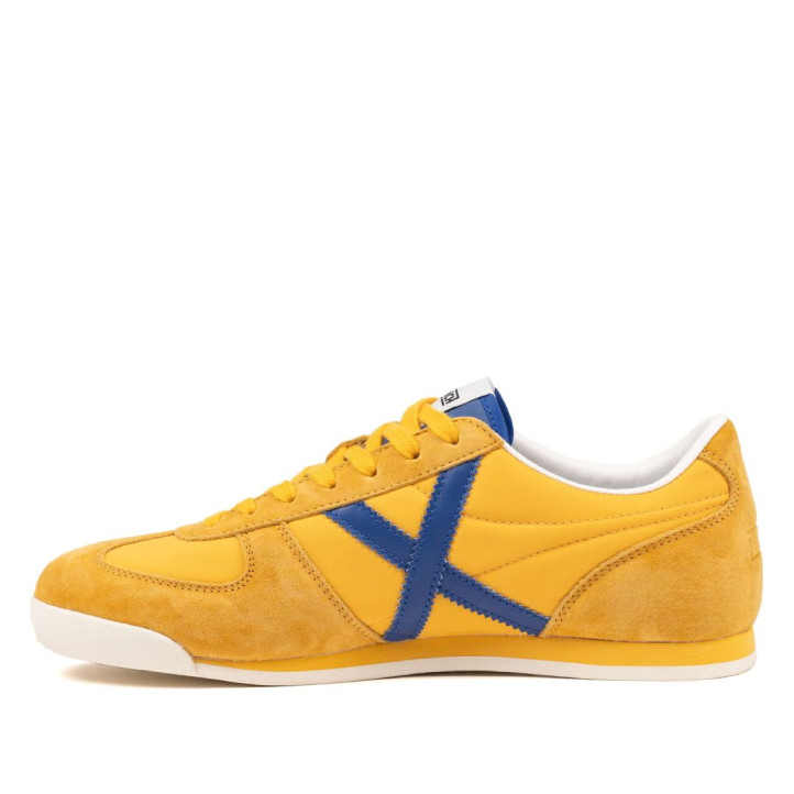 Zapatillas deportivas Munich stereo 04 amarilla y azul - Querol online
