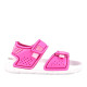 Chanclas Garvalin 262705 rosas con doble velcro y suela moteada - Querol online