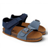 sandalias Garvalin 262471 en dos tonos de azul tipo bio