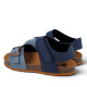 sandalias Garvalin 262471 en dos tonos de azul tipo bio - Querol online