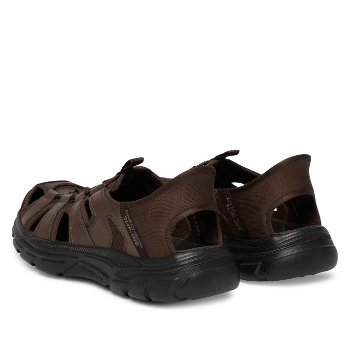 Sandàlies Skechers slip-ins relaxed fit: revolted marrons - Querol online