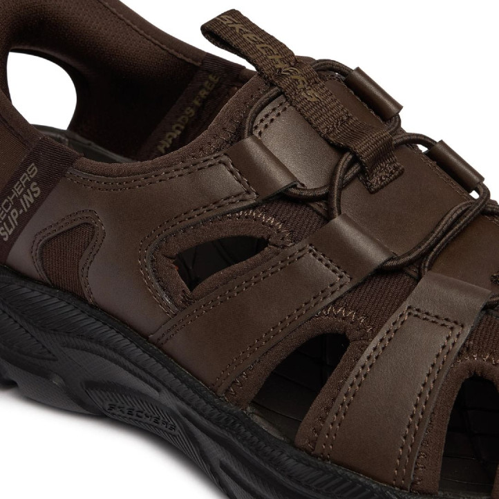 Sandàlies Skechers slip-ins relaxed fit: revolted marrons - Querol online