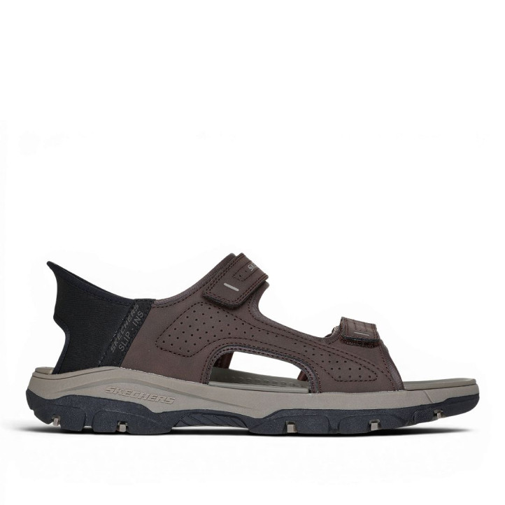 Sandàlies Skechers slip-ins relaxed fit: tresmen-reece xocolata - Querol online