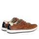 Zapatos sport Fluchos lester marrones con detalles azules - Querol online
