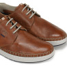Zapatos sport Fluchos lester marrones con detalles azules