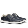Zapatos sport Fluchos lester azules con detalles marrones