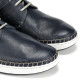 Zapatos sport Fluchos lester azules con detalles marrones - Querol online