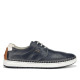 Zapatos sport Fluchos lester azules con detalles marrones - Querol online