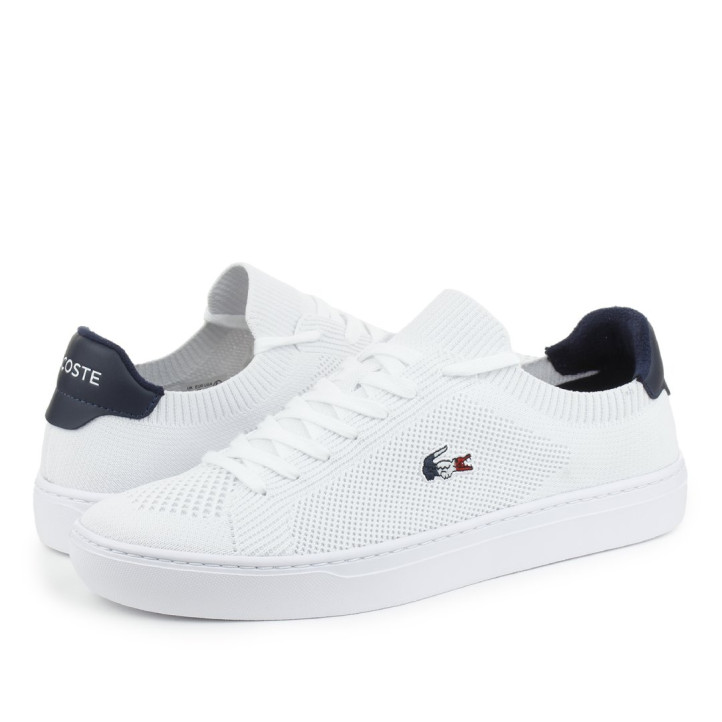 Zapatillas deportivas Lacoste la piquée 2.0 white con navy - Querol online
