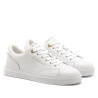Sabatilles urban Tommy Hilfiger white de pell amb logo metal·litzat