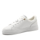 Zapatillas urban Tommy Hilfiger white de piel con logo metalizado - Querol online