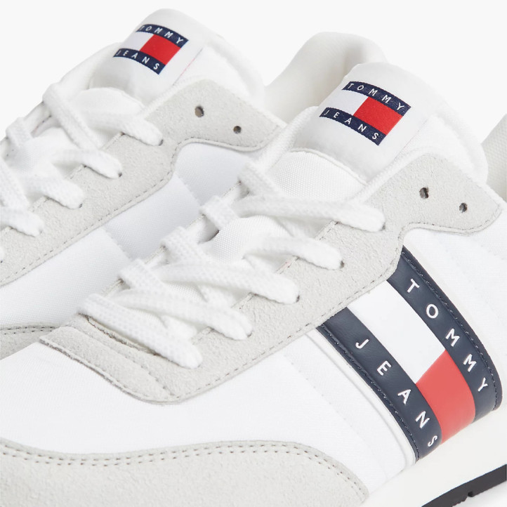 Sabatilles esportives Tommy Hilfiger white amb navy classic runner - Querol online