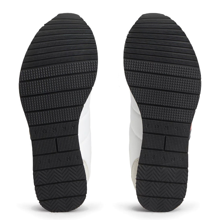 Zapatillas deportivas Tommy Hilfiger white con navy classic runner - Querol online