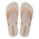 CHANCLAS DE MUJER IPANEMA BOSSA SOFT V FEM BEIGE/GOLD - Querol online