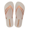 CHANCLAS DE MUJER IPANEMA BOSSA SOFT V FEM BEIGE/GOLD