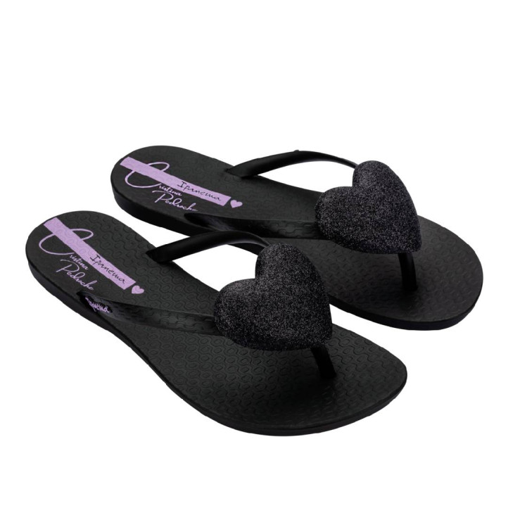 CHANCLAS DE MUJER IPANEMA  CRISTINA PEDROCHE FEM BLACK/GLITTER BLACK - Querol online