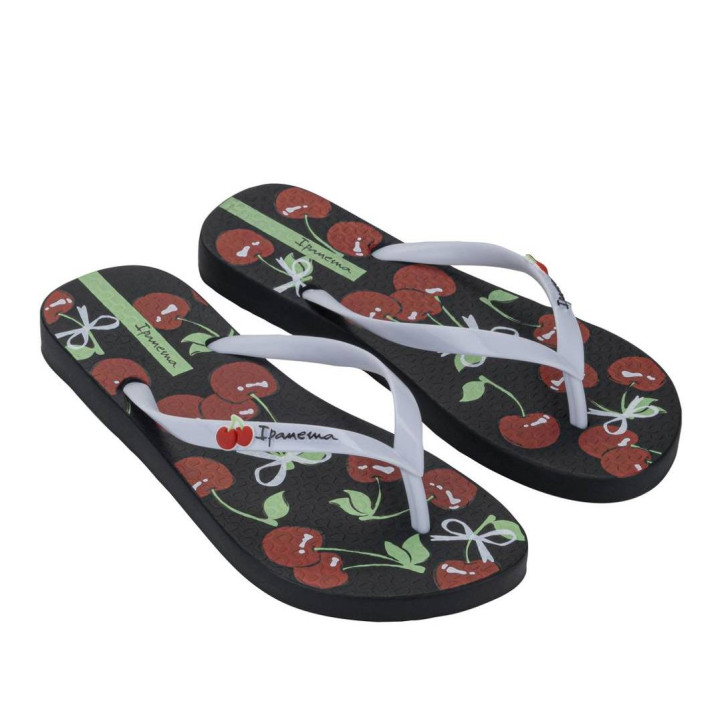 CHANCLAS DE MUJER IPANEMA FUN VIBES FEM BLACK/WHITE/GREEN - Querol online