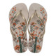 CHANCLAS DE MUJER IPANEMA OASIS FEM BEIGE/GOLD/GREEN - Querol online