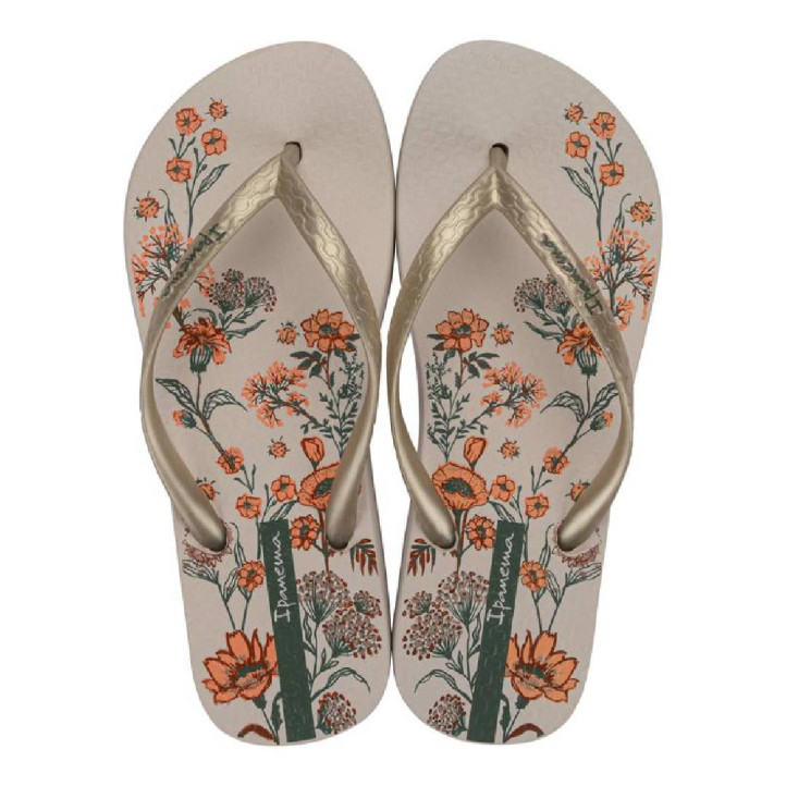CHANCLAS DE MUJER IPANEMA OASIS FEM BEIGE/GOLD/GREEN - Querol online