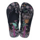 CHANCLAS DE MUJER IPANEMA MARI BLOOM BLACK/BLACK/PINK - Querol online