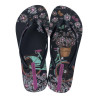 CHANCLAS DE MUJER IPANEMA MARI BLOOM BLACK/BLACK/PINK