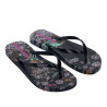 CHANCLAS DE MUJER IPANEMA MARI BLOOM BLACK/BLACK/PINK