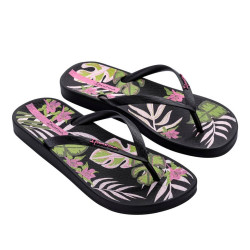 CHANCLAS DE MUJER IPANEMA ANAT. TEMAS XVI FEM BLACK/BLACK/PINK - Querol online