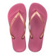 CHANCLAS DE MUJER IPANEMA ANATOMICA TAN FEM LILAC/METALLIC PINK - Querol online