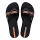 CHANCLAS DE MUJER IPANEMA KIREI CHIC FEM BLACK/BEIGE - Querol online