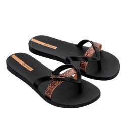 CHANCLAS DE MUJER IPANEMA KIREI CHIC FEM BLACK/BEIGE - Querol online
