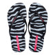 CHANCLAS DE MUJER IPANEMA ANIMAL PRINT VII FEM BLACK/WHITE/PINK - Querol online