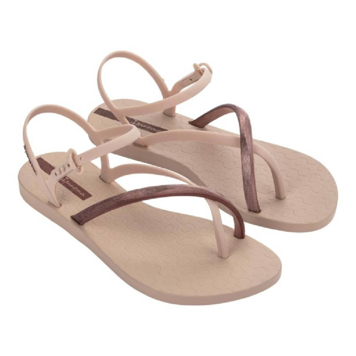 CHANCLAS DE MUJER IPANEMA ELEGANT SANDAL FEM BEIGE/BROWN - Querol online